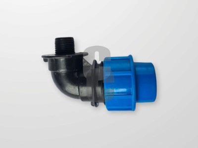 Коляно ПЕ черно ф25х1-2 - мъжко